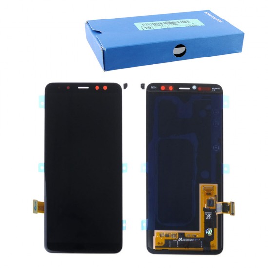 SAMSUNG A8 2018 A530 ΟΘΟΝΗ+TOUCH SCREEN+LENS GH97-21406A BLACK ORIGINAL SERVICE PACK SAMSUNG A8 2018 A530 ΟΘΟΝΗ+TOUCH SCREEN+LENS GH97-21406A BLACK ORIGINAL SERVICE PACK
