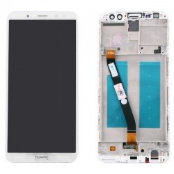 HUAWEI MATE 10 LITE ΟΘΟΝΗ + TOUCH SCREEN + LENS + FRAME WHITE REF. OR