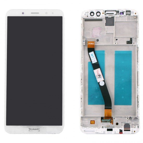 HUAWEI MATE 10 LITE ΟΘΟΝΗ + TOUCH SCREEN + LENS + FRAME WHITE REF. OR