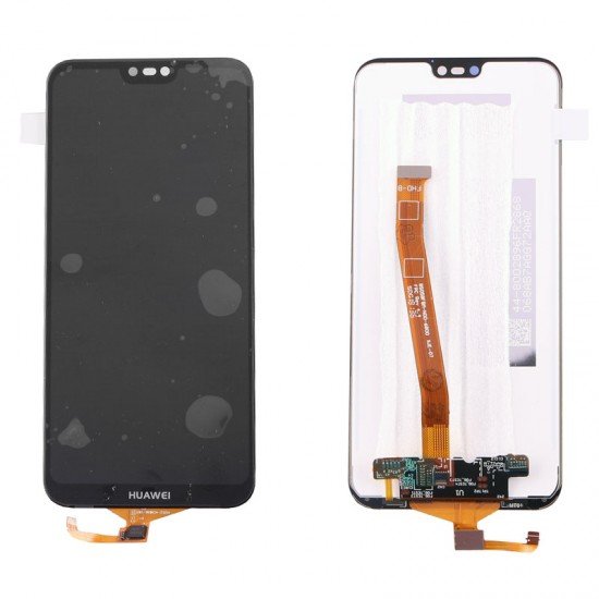 HUAWEI P20 LITE ΟΘΟΝΗ + TOUCH SCREEN + LENS BLACK 3P OR