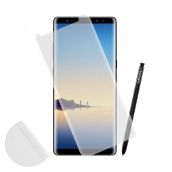 IDOL 1991 TEMPERED GLASS SAMSUNG NOTE 8 N950 0.30mm 3D FULL GLUE SEMI CURVED TRANSPARENT + SQUEEZY CARD