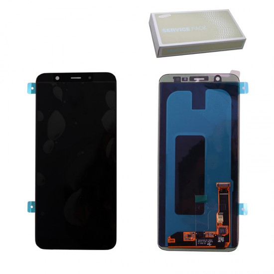 SAMSUNG A6 PLUS 2018 A605 ΟΘΟΝΗ+TOUCH SCREEN+LENS GH97-21878A BLACK ORIGINAL SERVICE PACK
