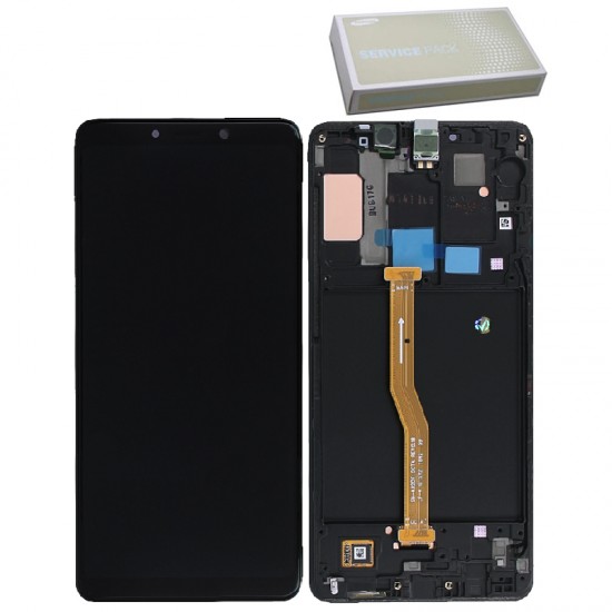 SAMSUNG A9 2018 A920 ΟΘΟΝΗ+TOUCH SCREEN+LENS+ FRAME GH82-18322A BLACK ORIGINAL SERVICE PACK SAMSUNG A9 2018 A920 ΟΘΟΝΗ+TOUCH SCREEN+LENS+ FRAME GH82-18322A BLACK ORIGINAL SERVICE PACK