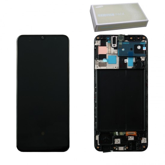 SAMSUNG A50 A505 ΟΘΟΝΗ+TOUCH SCREEN + LENS GH82-19713A BLACK ORIGINAL SERVICE PACK SAMSUNG A50 A505 ΟΘΟΝΗ+TOUCH SCREEN + LENS GH82-19713A BLACK ORIGINAL SERVICE PACK