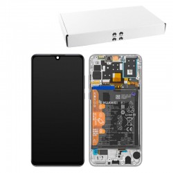 HUAWEI P30 LITE 2020 NEW EDITION ΟΘΟΝΗ + TOUCH SCREEN + LENS + FRAME + BATTERY 02352PJN WHITE (32MP FRONT CAMERA)ORIGINAL SERVIC HUAWEI P30 LITE 2020 NEW EDITION ΟΘΟΝΗ + TOUCH SCREEN + LENS + FRAME + BATTERY 02352PJN WHITE (32MP FRONT CAMERA)ORIGINAL SERVIC