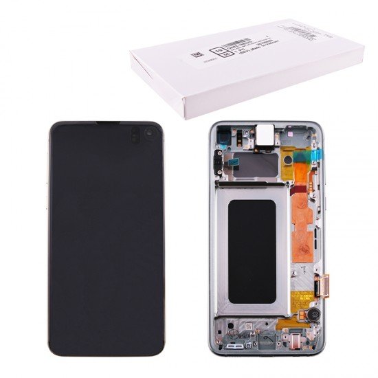 SAMSUNG G970 S10e ΟΘΟΝΗ + TOUCH SCREEN + LENS + FRONT GH82-18852G YELLOW ORIGINAL SERVICE PACK