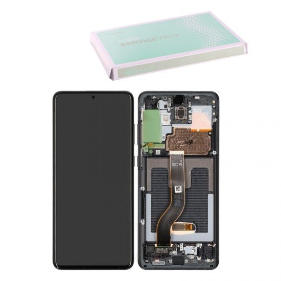 SAMSUNG S20 PLUS G985/S20 PLUS 5G G986 ΟΘΟΝΗ + TOUCH SCREEN + LENS + FRAME GH82-31445A BLACK ORIGINAL SERVICE PACK SAMSUNG S20 PLUS G985/S20 PLUS 5G G986 ΟΘΟΝΗ + TOUCH SCREEN + LENS + FRAME GH82-31445A BLACK ORIGINAL SERVICE PACK