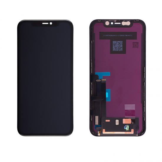 IPHONE 11 ΟΘΟΝΗ + TOUCH + LENS BLACK REF. OR