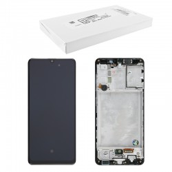 SAMSUNG A31 A315 ΟΘΟΝΗ+TOUCH SCREEN + LENS + FRAME BLACK GH82-22905A ORIGINAL SERVICE PACK SAMSUNG A31 A315 ΟΘΟΝΗ+TOUCH SCREEN + LENS + FRAME BLACK GH82-22905A ORIGINAL SERVICE PACK