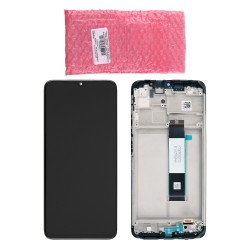 XIAOMI POCO M3/REDMI 9T ΟΘΟΝΗ + TOUCH SCREEN + LENS + FRAME 560002J19C00 BLACK ORIGINAL SERVICE PACK