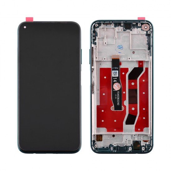 HUAWEI P40 LITE ΟΘΟΝΗ + TOUCH SCREEN + LENS + FRAME CRUSH GREEN 3P OR