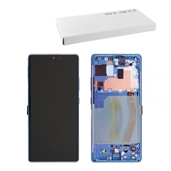 SAMSUNG G770 S10 LITE ΟΘΟΝΗ + TOUCH SCREEN + LENS + FRONT GH82-21992C BLUE ORIGINAL SERVICE PACK SAMSUNG G770 S10 LITE ΟΘΟΝΗ + TOUCH SCREEN + LENS + FRONT GH82-21992C BLUE ORIGINAL SERVICE PACK
