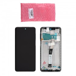 XIAOMI REDMI NOTE 9 PRO/NOTE 9 PRO MAX/NOTE 9S ΟΘΟΝΗ + TOUCH SCREEN + LENS + FRAME 560003J6B200 GREY ORIGINAL SERVICE PACK