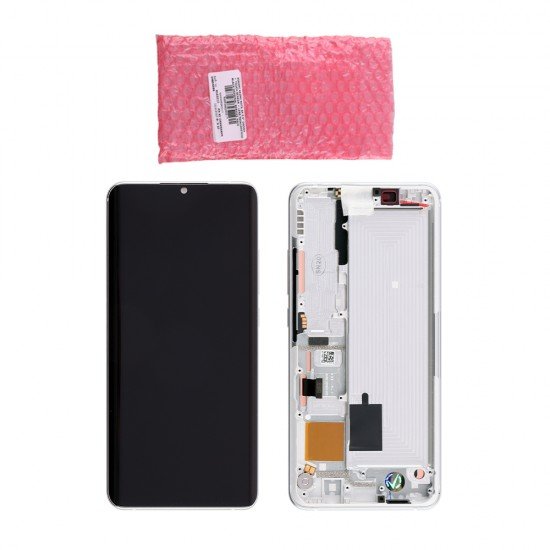 XIAOMI MI NOTE 10 LITE ΟΘΟΝΗ + TOUCH SCREEN + LENS + FRAME 5600030F4L00 WHITE ORIGINAL SERVICE PACK XIAOMI MI NOTE 10 LITE ΟΘΟΝΗ + TOUCH SCREEN + LENS + FRAME 5600030F4L00 WHITE ORIGINAL SERVICE PACK