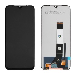 XIAOMI POCO M3/REDMI 9T ΟΘΟΝΗ + TOUCH SCREEN + LENS BLACK 3P OR