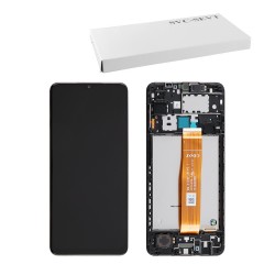 SAMSUNG A12 A125 ΟΘΟΝΗ+TOUCH SCREEN + LENS + FRAME GH82-24709A BLACK ORIGINAL SERVICE PACK SAMSUNG A12 A125 ΟΘΟΝΗ+TOUCH SCREEN + LENS + FRAME GH82-24709A BLACK ORIGINAL SERVICE PACK