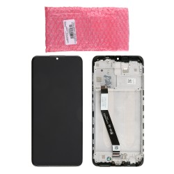 XIAOMI REDMI 9 ΟΘΟΝΗ + TOUCH SCREEN + LENS + FRAME 5600050J1900 BLACK ORIGINAL SERVICE PACK