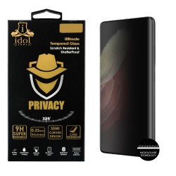 IDOL 1991 PRIVACY ANTISPY TEMPERED GLASS SAMSUNG S21 ULTRA 5G G998 6.8in 9H 0.25mm 3D SEMI CURVED EDGE GLUE BLACK IDOL 1991 PRIVACY ANTISPY TEMPERED GLASS SAMSUNG S21 ULTRA 5G G998 6.8in 9H 0.25mm 3D SEMI CURVED EDGE GLUE BLACK