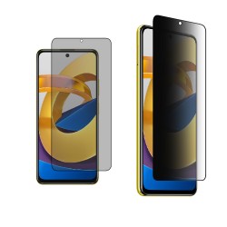 IDOL 1991 TEMPERED GLASS XIAOMI REDMI NOTE 11T 5G/POCO M4 PRO 5G 9H 0.25mm PREMIUM PRIVACY ANTISPY SEMI CURVED FULL GLUE BLACK