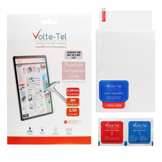 VOLTE-TEL TEMPERED GLASS LENOVO TAB M7 TB-7305 7.0 VOLTE-TEL TEMPERED GLASS LENOVO TAB M7 TB-7305 7.0