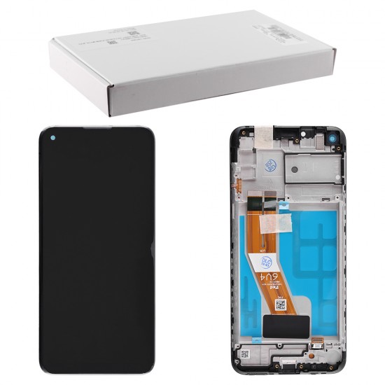 SAMSUNG M115 M11 ΟΘΟΝΗ+TOUCH SCREEN + LENS + FRAME GH81-18736A BLACK ORIGINAL SERVICE PACK SAMSUNG M115 M11 ΟΘΟΝΗ+TOUCH SCREEN + LENS + FRAME GH81-18736A BLACK ORIGINAL SERVICE PACK