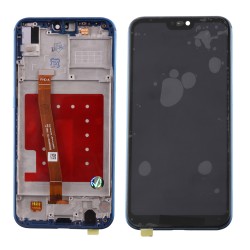 HUAWEI P20 LITE ΟΘΟΝΗ + TOUCH SCREEN + LENS + FRAME BLUE 3P OR