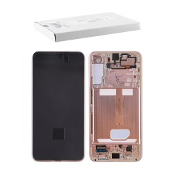 SAMSUNG S22 PLUS 5G S906 ΟΘΟΝΗ + TOUCH SCREEN + LENS + FRONT GH82-27501F VIOLET ORIGINAL SERVICE PACK