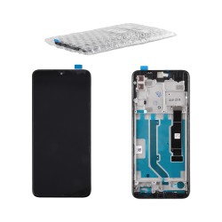 TCL 20 SE T671 ΟΘΟΝΗ + TOUCH SCREEN + LENS + FRAME BLACK 3P OR