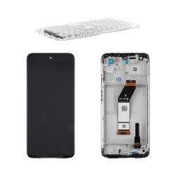 XIAOMI REDMI 10 4G ΟΘΟΝΗ + TOUCH SCREEN + LENS + FRAME BLACK 3P OR