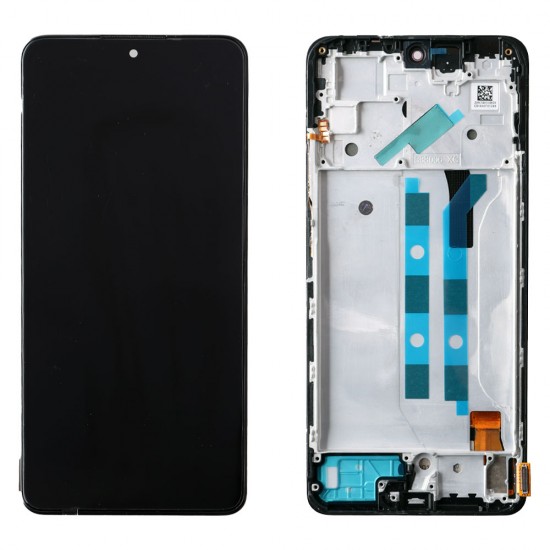 XIAOMI REDMI NOTE 11 PRO 4G/5G/POCO X4 PRO 5G ΟΘΟΝΗ + TOUCH SCREEN + LENS + FRAME HARD OLED BLACK