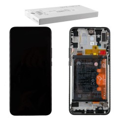HUAWEI P SMART Z ΟΘΟΝΗ + TOUCH SCREEN + LENS + FRAME + BATTERY 02352RRF BLACK ORIGINAL SERVICE PACK