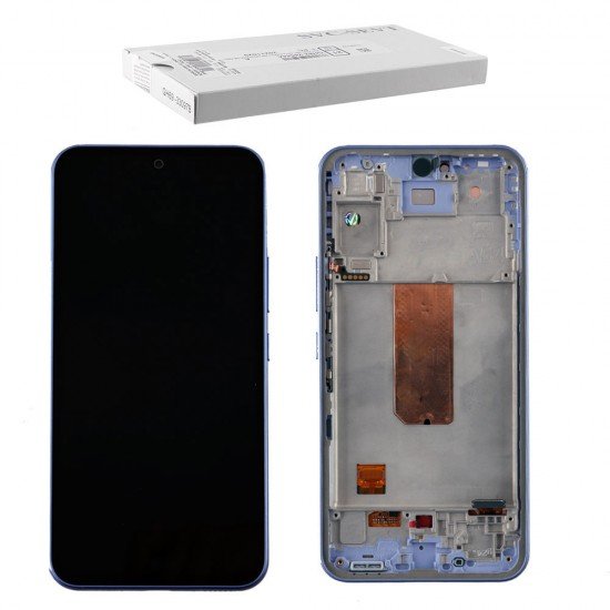 SAMSUNG A54 A546 ΟΘΟΝΗ+TOUCH SCREEN + LENS + FRAME GH82-31232D VIOLET ORIGINAL SERVICE PACK SAMSUNG A54 A546 ΟΘΟΝΗ+TOUCH SCREEN + LENS + FRAME GH82-31232D VIOLET ORIGINAL SERVICE PACK