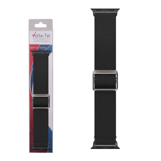 VOLTE-TEL ΛΟΥΡΑΚΙ ΡΟΛΟΓΙΟΥ APPLE WATCH 38/40/41mm LITE FIT BLACK VT103 VOLTE-TEL ΛΟΥΡΑΚΙ ΡΟΛΟΓΙΟΥ APPLE WATCH 38/40/41mm LITE FIT BLACK VT103