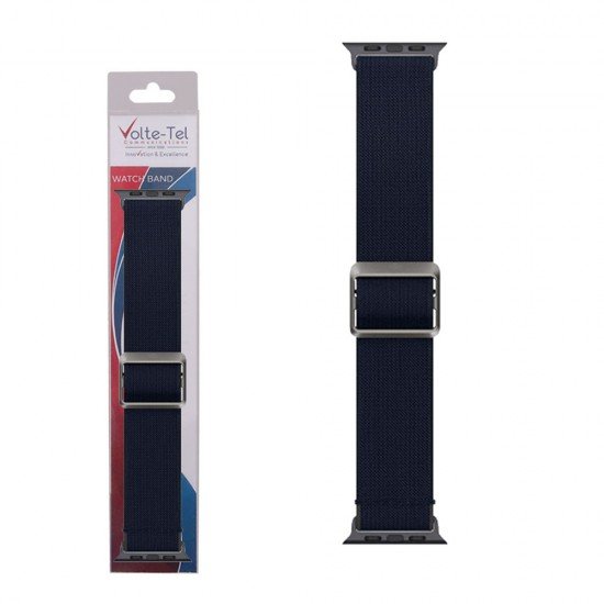 VOLTE-TEL ΛΟΥΡΑΚΙ ΡΟΛΟΓΙΟΥ APPLE WATCH 38/40/41mm LITE FIT DARK BLUE VT103 VOLTE-TEL ΛΟΥΡΑΚΙ ΡΟΛΟΓΙΟΥ APPLE WATCH 38/40/41mm LITE FIT DARK BLUE VT103