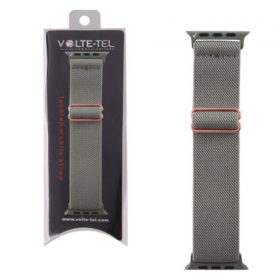 VOLTE-TEL ΛΟΥΡΑΚΙ ΡΟΛΟΓΙΟΥ APPLE WATCH 38/40/41mm ELASTIC BRAIDED NYLON MINT GREEN VT101 VOLTE-TEL ΛΟΥΡΑΚΙ ΡΟΛΟΓΙΟΥ APPLE WATCH 38/40/41mm ELASTIC BRAIDED NYLON MINT GREEN VT101