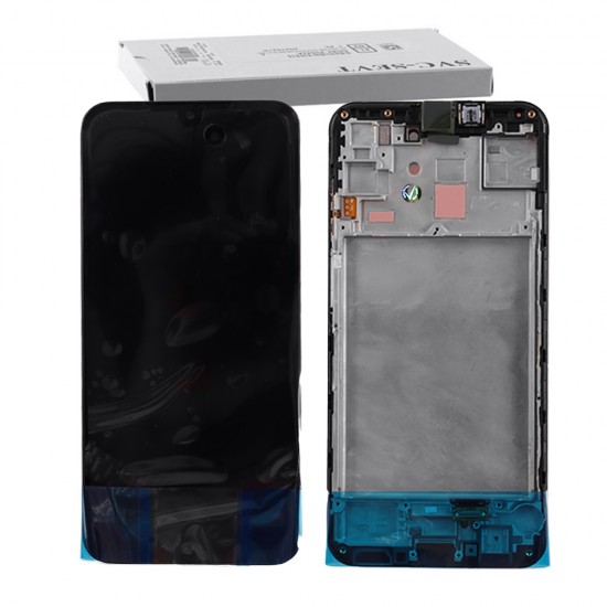 SAMSUNG A15 4G A155/A156 5G A156 ΟΘΟΝΗ + TOUCH SCREEN + FRAME GH82-33638A BLACK ORIGINAL SERVICE PACK