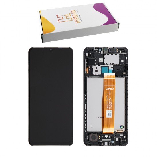 SAMSUNG A125 A12 ΟΘΟΝΗ+TOUCH SCREEN + LENS + FRAME HF-GH82-24490A BLACK HYPER-FIX SERVICE PACK SAMSUNG A125 A12 ΟΘΟΝΗ+TOUCH SCREEN + LENS + FRAME HF-GH82-24490A BLACK HYPER-FIX SERVICE PACK