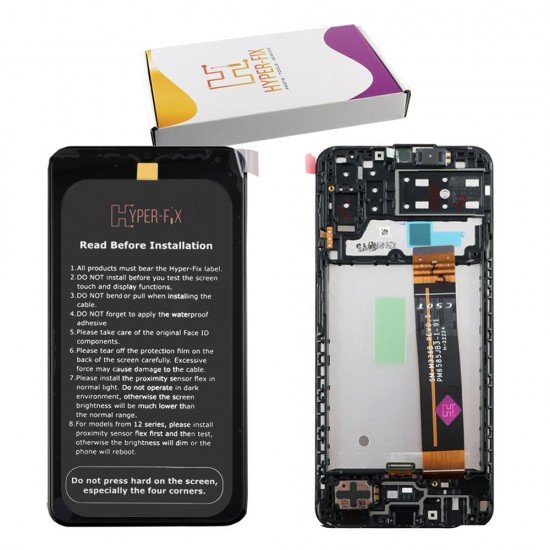 SAMSUNG A13 4G A137 ΟΘΟΝΗ + TOUCH SCREEN + LENS + FRAME HF-GH82-29228A BLACK HYPER-FIX SERVICE PACK SAMSUNG A13 4G A137 ΟΘΟΝΗ + TOUCH SCREEN + LENS + FRAME HF-GH82-29228A BLACK HYPER-FIX SERVICE PACK