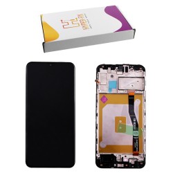SAMSUNG M205 M20 2019 ΟΘΟΝΗ+TOUCH SCREEN + LENS + FRAME HF-GH82-18743A BLACK HYPER-FIX SERVICE PACK
