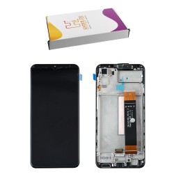 SAMSUNG M336 M33 5G ΟΘΟΝΗ+TOUCH SCREEN + LENS + FRAME HF-GH82-28492A BLACK HYPER-FIX SERVICE PACK