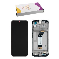 XIAOMI REDMI 10 ΟΘΟΝΗ + TOUCH SCREEN + LENS + FRAME HF-560002K19A00 BLACK HYPER-FIX SERVICE PACK