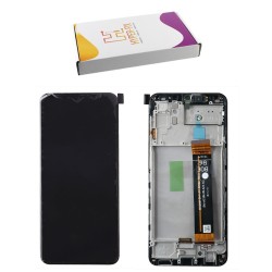 SAMSUNG A236 A23 5G ΟΘΟΝΗ+TOUCH SCREEN + LENS + FRAME HF-GH82-29734A BLACK HYPER-FIX SERVICE PACK