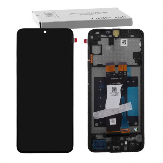 SAMSUNG A05s 4G A057/F14 4G E145 ΟΘΟΝΗ+TOUCH SCREEN + LENS + FRAME GH81-24365A BLACK ORIGINAL SERVICE PACK