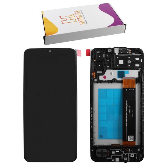 SAMSUNG A13 4G A135 ΟΘΟΝΗ + TOUCH SCREEN + LENS + FRAME HF-GH82-28508A BLACK HYPER-FIX SERVICE PACK SAMSUNG A13 4G A135 ΟΘΟΝΗ + TOUCH SCREEN + LENS + FRAME HF-GH82-28508A BLACK HYPER-FIX SERVICE PACK