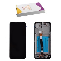 SAMSUNG A22 5G A226 ΟΘΟΝΗ+TOUCH SCREEN + LENS + FRAME HF-GH81-20694A BLACK HYPER-FIX SERVICE PACK