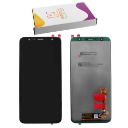 SAMSUNG J415 J4 PLUS/J610 J6 PLUS ΟΘΟΝΗ+TOUCH SCREEN + LENS + FRAME HF-GH97-22582A BLACK HYPER-FIX SERVICE PACK