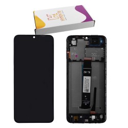 XIAOMI REDMI A2/A2 PLUS ΟΘΟΝΗ + TOUCH SCREEN + LENS + FRAME HF-560001C3S200 BLACK HYPER-FIX SERVICE PACK