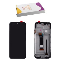 XIAOMI POCO M4 5G/M5 4G ΟΘΟΝΗ + TOUCH SCREEN + LENS + FRAME HF-560005L19P00 BLACK HYPER-FIX SERVICE PACK