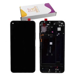 HONOR 20/HUAWEI NOVA 5T ΟΘΟΝΗ + TOUCH SCREEN + LENS + FRAME HF-02352TMU BLACK HYPER-FIX SERVICE PACK
