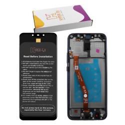 HUAWEI MATE 20 LITE ΟΘΟΝΗ + TOUCH SCREEN + LENS + FRAME HF-02352GTT BLUE HYPER-FIX SERVICE PACK